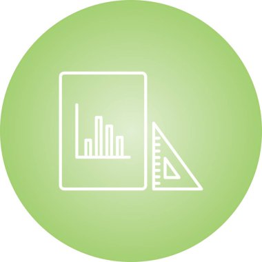 Güzel Set Kare & Grafik Çizgisi Vektörü Simgesi