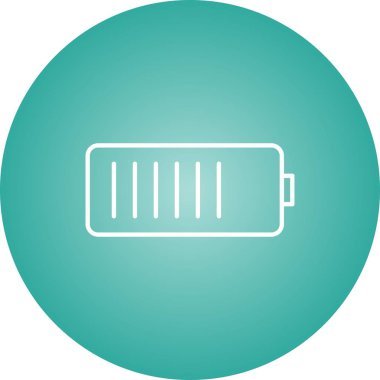 Güzel Mobil Pil Vektörü Simgesi