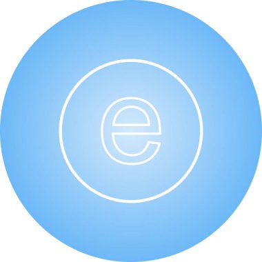 Güzel Sınır Çizgisi Vektör Simgesi