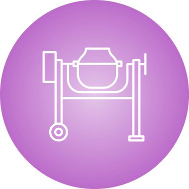 Güzel Karıştırıcı Satır Vektörü Simgesi