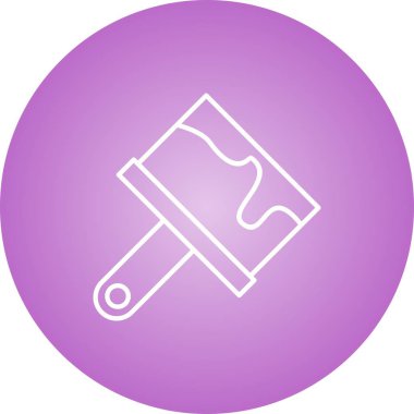 Güzel Fırça Çizgisi Vektör Simgesi