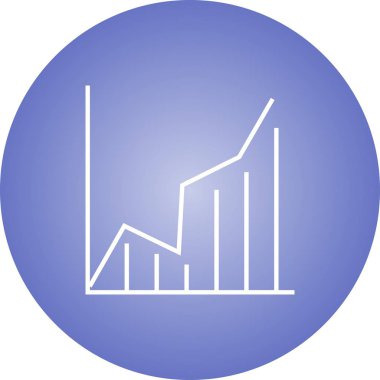 Güzel Grafik Çizgisi Vektör Simgesi