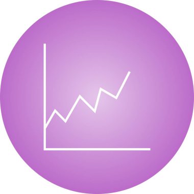 Güzel Grafik Çizgisi Vektör Simgesi