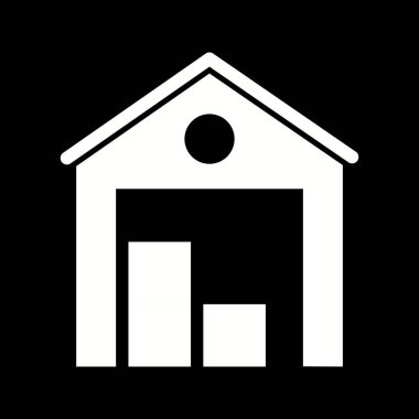 Güzel Depo Kabartma Vektörü Simgesi