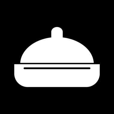 Güzel Yemek Kabartma Vektörü Simgesi