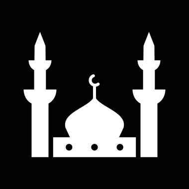 Güzel Cami Sembolü Vektör Simgesi