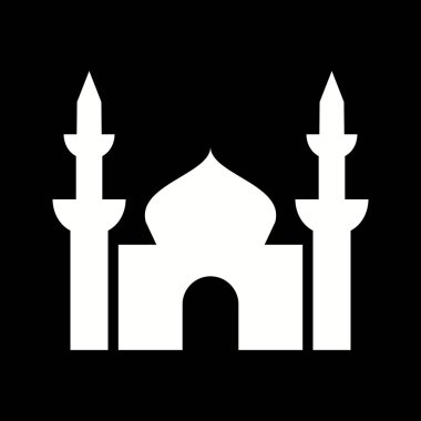 Güzel Cami Sembolü Vektör Simgesi