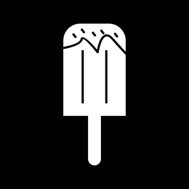 Beautiful Ice lolly Glyph Vector Icon