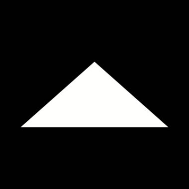 Güzel Ok Yukarı Kabartma Vektör Simgesi