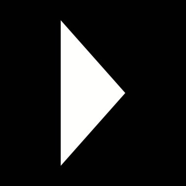 Güzel Ok Sağdaki Kabartma Vektör Simgesi