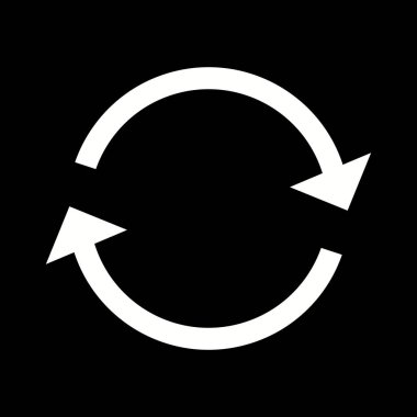 Güzel Tekrar Oluşturma Vektörü Simgesi