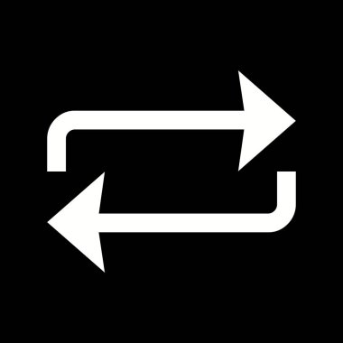 Güzel Tekrar Oluşturma Vektörü Simgesi