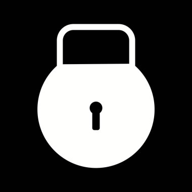 Güzel Kilit Kabartma Vektörü Simgesi