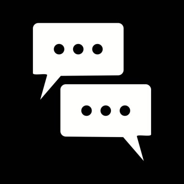 Güzel Konuşma Kabartma Vektörü Simgesi