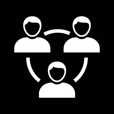 Güzel Buluşma Kabartma Vektörü Simgesi