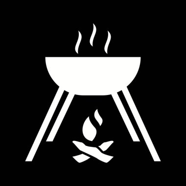 Güzel Yemek Pişirme Gofreti Vektör Simgesi