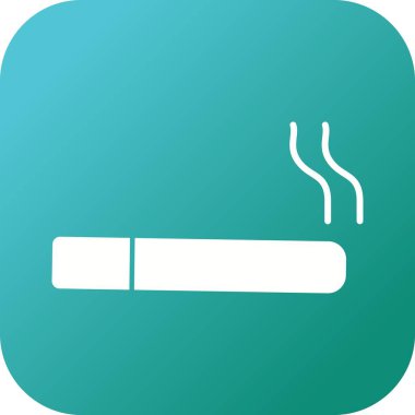 Güzel Sigara Kabartma Vektörü Simgesi