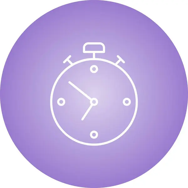 Beautiful Timer Line Vector Icon — Stock Vector