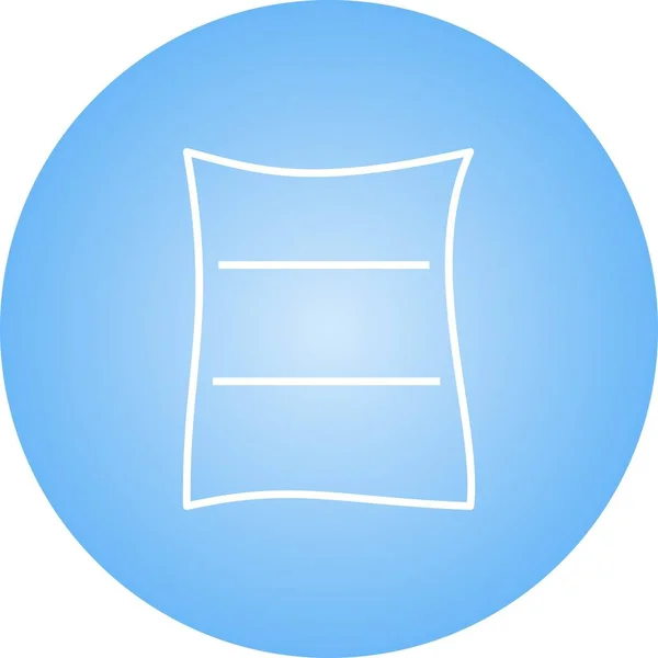 Hermosa línea de bolsa de cemento Vector icono — Vector de stock