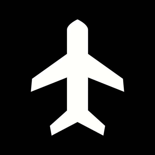 Beautifu Airplane mode Glyph Vector Icon — ストックベクタ