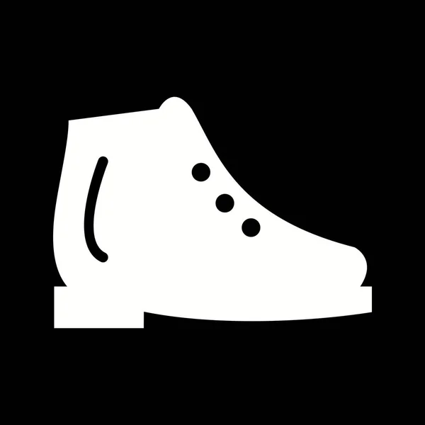 Hermosos zapatos de hielo Glifo Vector Icono — Archivo Imágenes Vectoriales