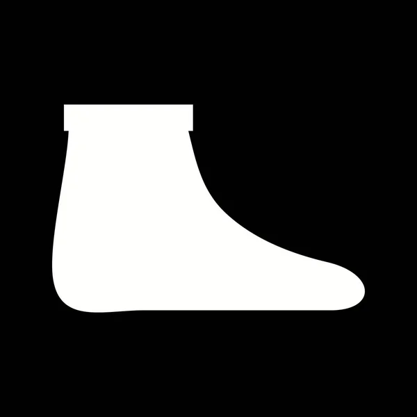 Beautiful Sock Glyph Vector Icon — Stock Vector