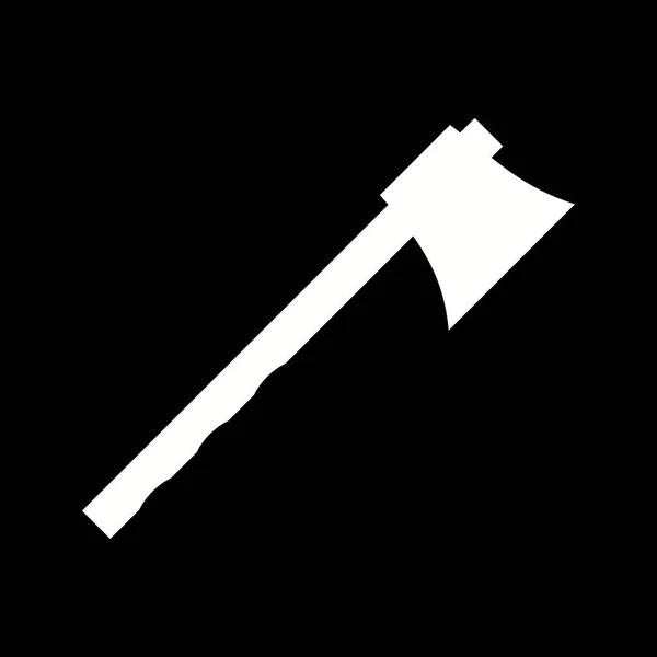 Beautiful Axe Glyph Vector Icon — ストックベクタ