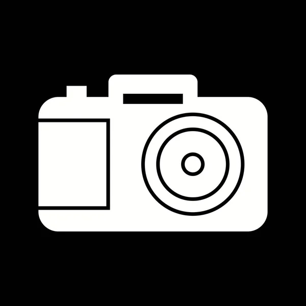 Krásná kamera Glyph Vector ikona — Stockový vektor