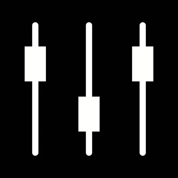 Schönes Kontrollglyphen-Vektor-Symbol — Stockvektor