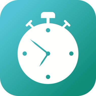 Güzel Zamanlayıcı Kabartma Vektör Simgesi