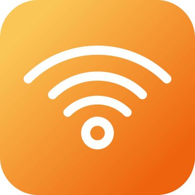 Güzel Wifi Sinyal Vektör Simgesi