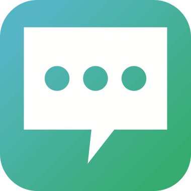 Güzel İleti Kabartma Vektörü Simgesi