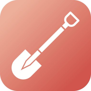 Güzel Kürek Kabartma Vektör Simgesi