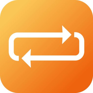 Güzel Döngü Kabartma Vektörü Simgesi