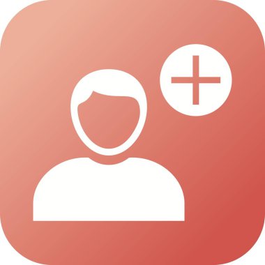 Güzel Kullanıcı Kabartma Vektörü Simgesi Oluştur