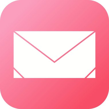 Güzel İleti Kabartma Vektörü Simgesi