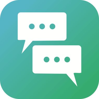 Güzel Konuşma Kabartma Vektörü Simgesi