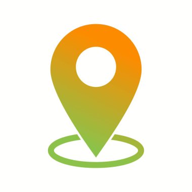 Güzel İşaretli Yer Kabartma Vektör Simgesi