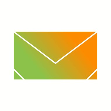 Güzel İleti Kabartma Vektörü Simgesi