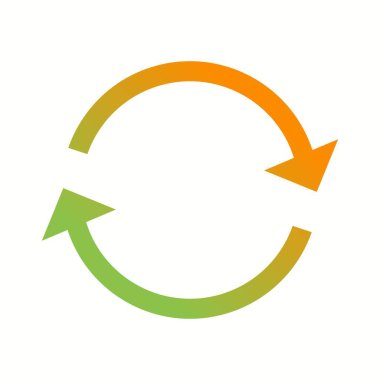 Güzel Tekrar Oluşturma Vektörü Simgesi