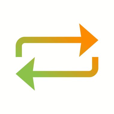 Güzel Tekrar Oluşturma Vektörü Simgesi