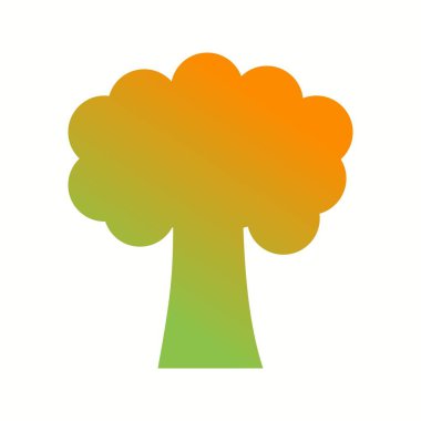 Güzel Ağaç Kabartma Vektörü Simgesi