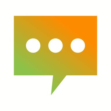 Güzel İleti Kabartma Vektörü Simgesi