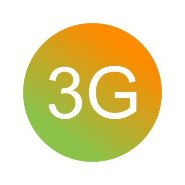 Beautifu 3g Glyph Vektör Simgesi