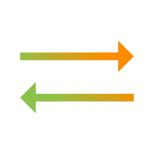 Schöne Synchronisierung Glyphen-Vektor-Symbol — Stockvektor