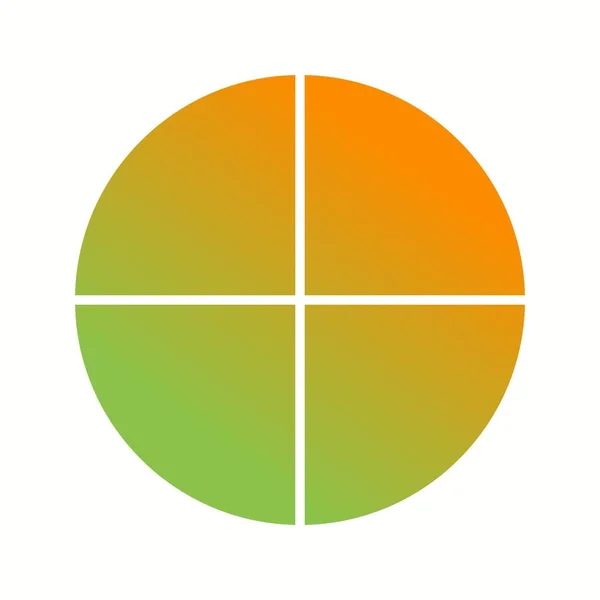 Hermoso círculo glifo Vector icono — Vector de stock