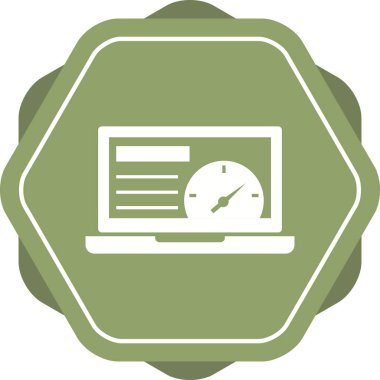 Güzel Kontrol Paneli Kabartma Vektör Simgesi