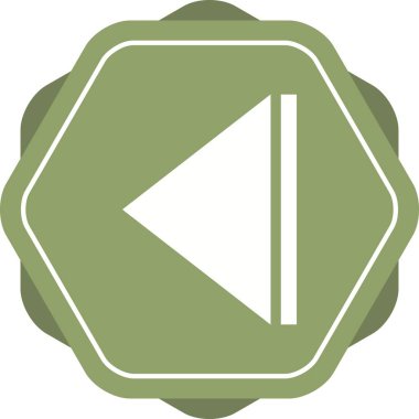 Güzel Ok Geri Kabartma Vektör Simgesi