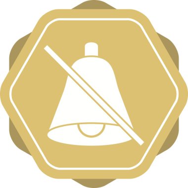 Güzel Ses Yok Kabartma Vektörü Simgesi