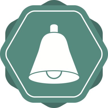 Güzel Çan Kabartma Vektörü Simgesi